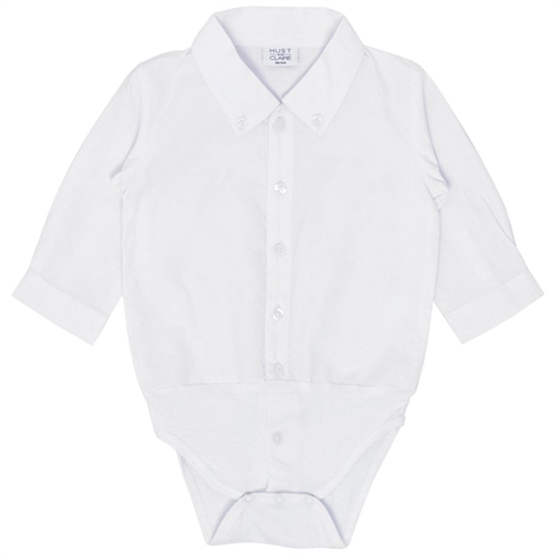 Hust \u0026 Claire Baby White Birger Shirt Body