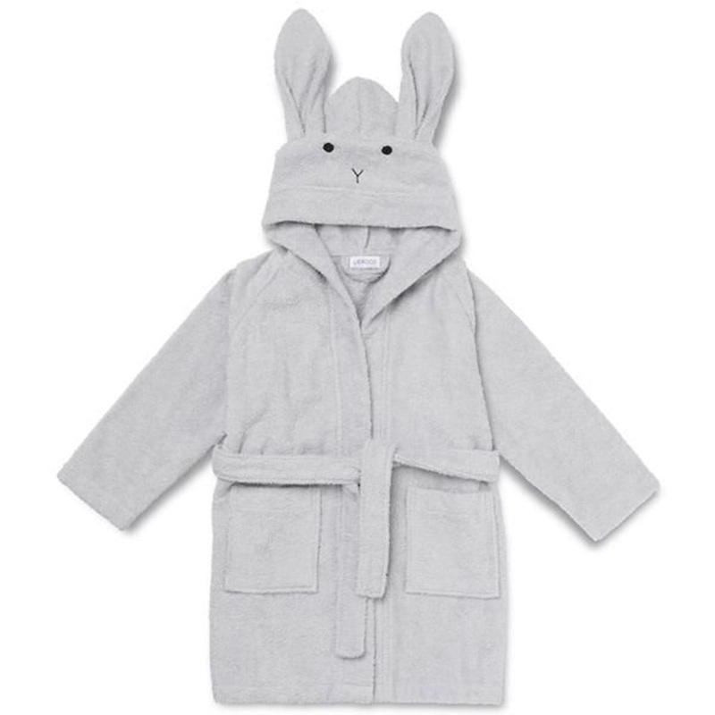 Liewood Lily Bathrobe Rabbit (dumbo grey)