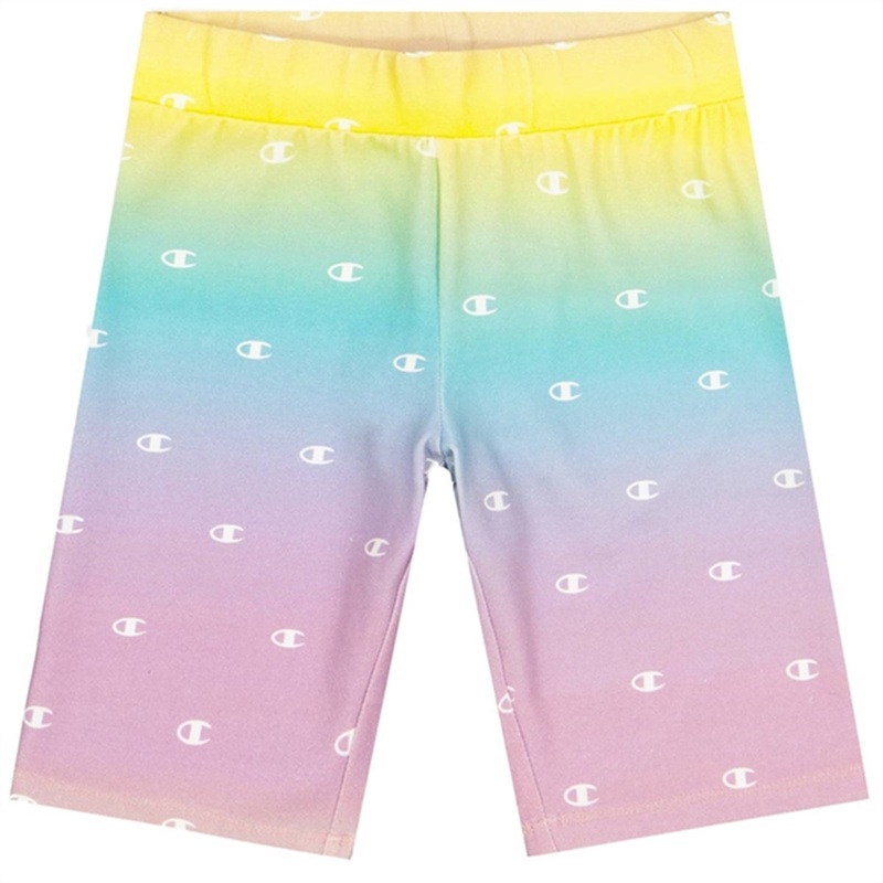 Champion White\/Allover Bike Trunk Shorts