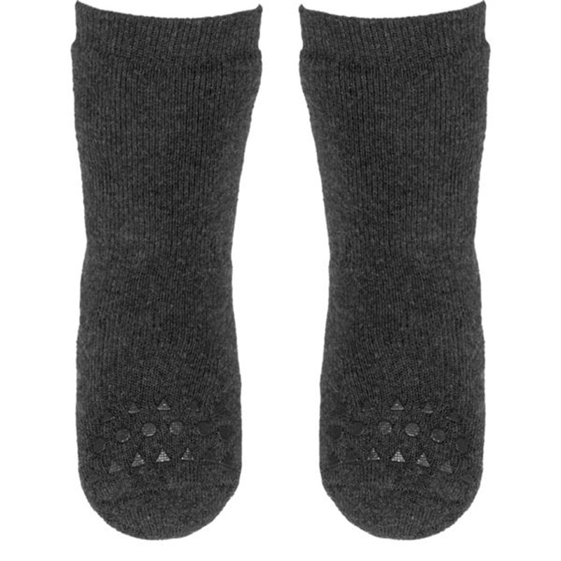 GObabyGO Non-slip Socks Dark Grey