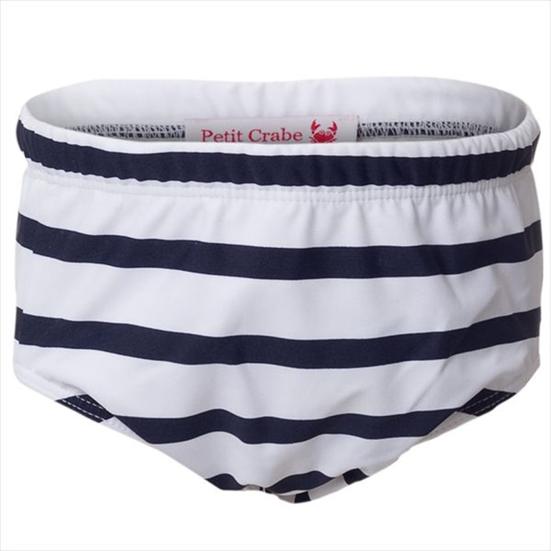 Petit Crabe Blue\/White Swimpants