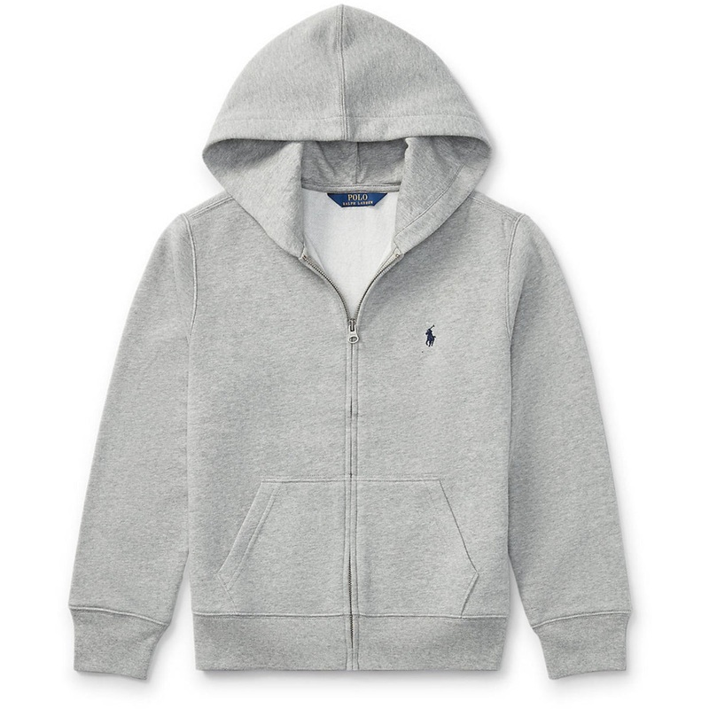 Polo Ralph Lauren Boy Hoodie Dark Sport Heather