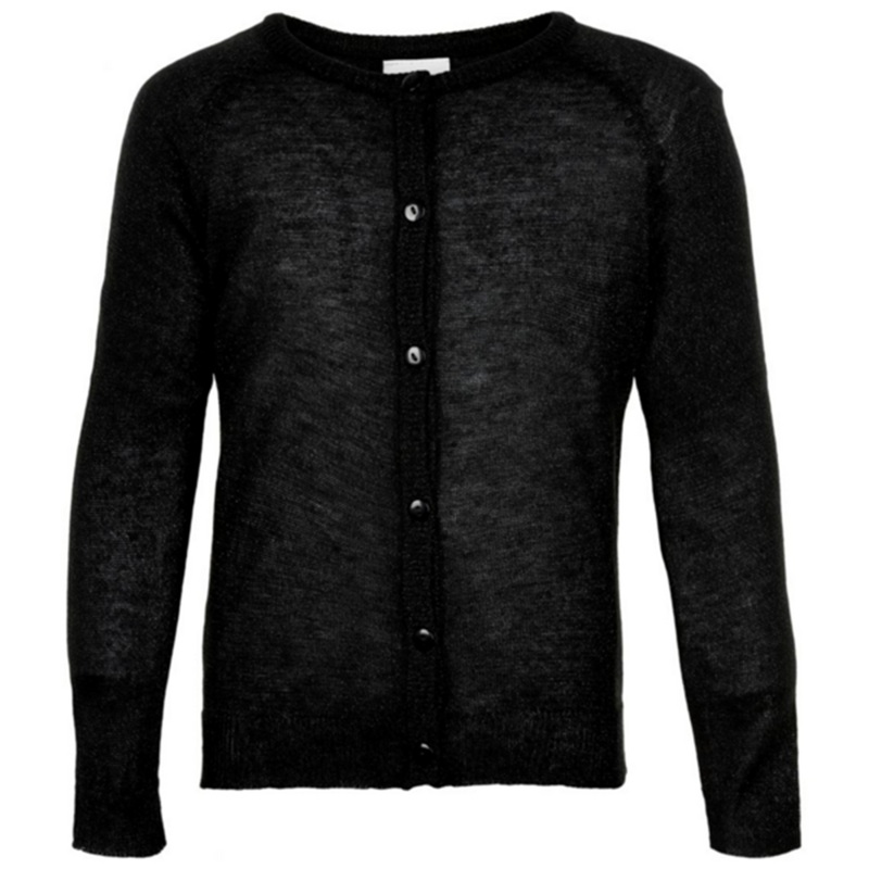 The New Aya Glitter Cardigan Black\/Gold