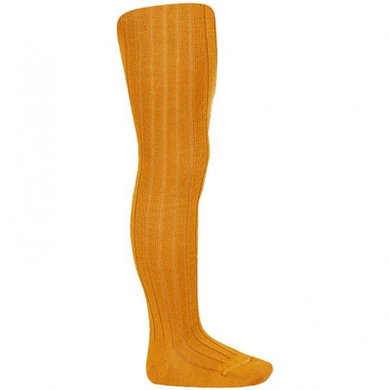 Cndor Tights Wool Rib Curry