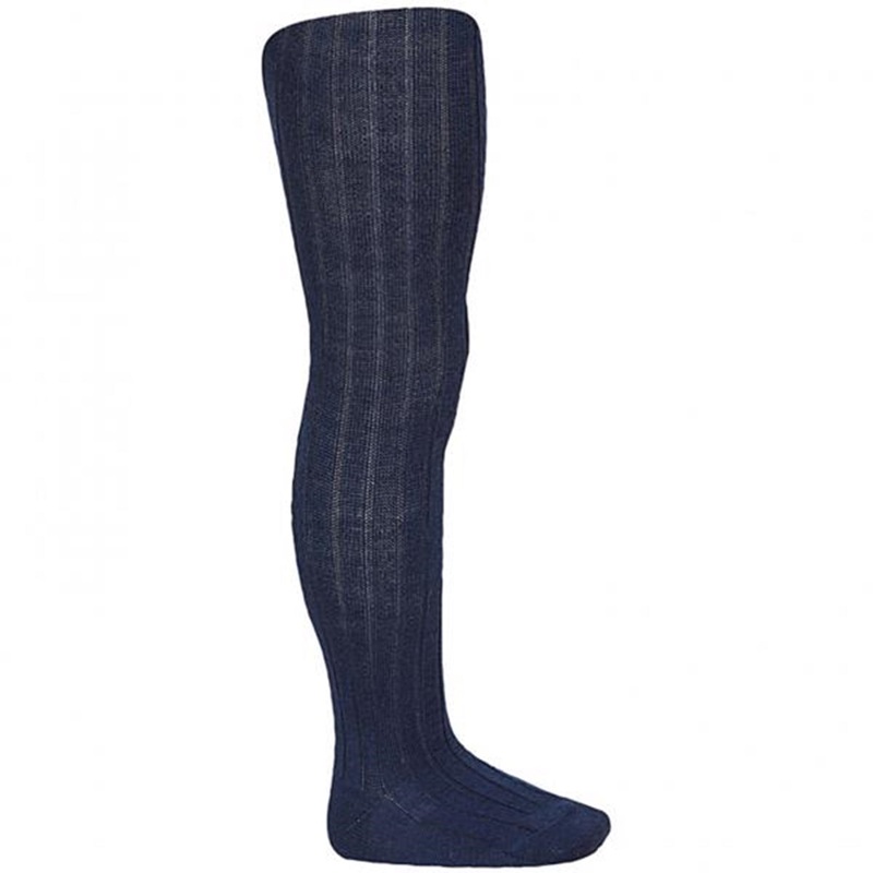 Cndor Tights Wool Rib Marino