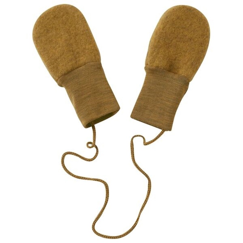 Engel Baby Mittens Saffron Mlange