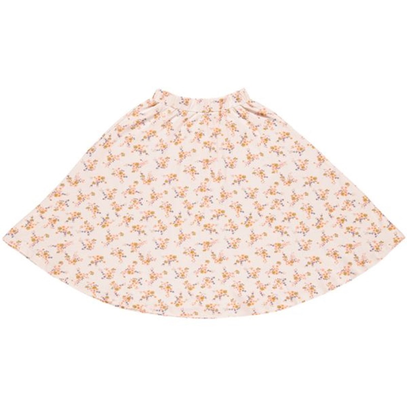 GRO Ecru\/Multi Greta Long Skirt