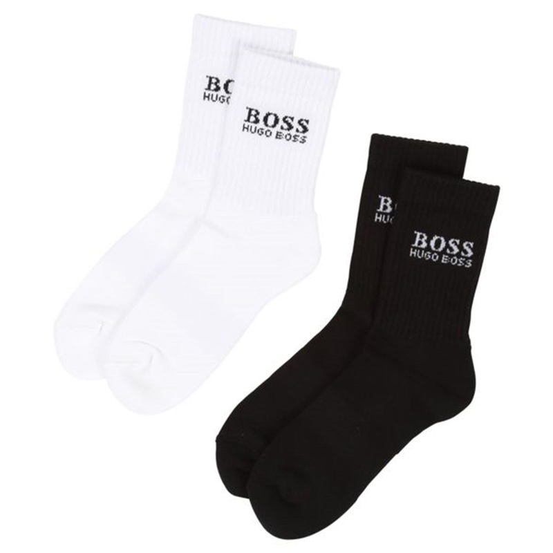 Hugo Boss Socks Black\/White