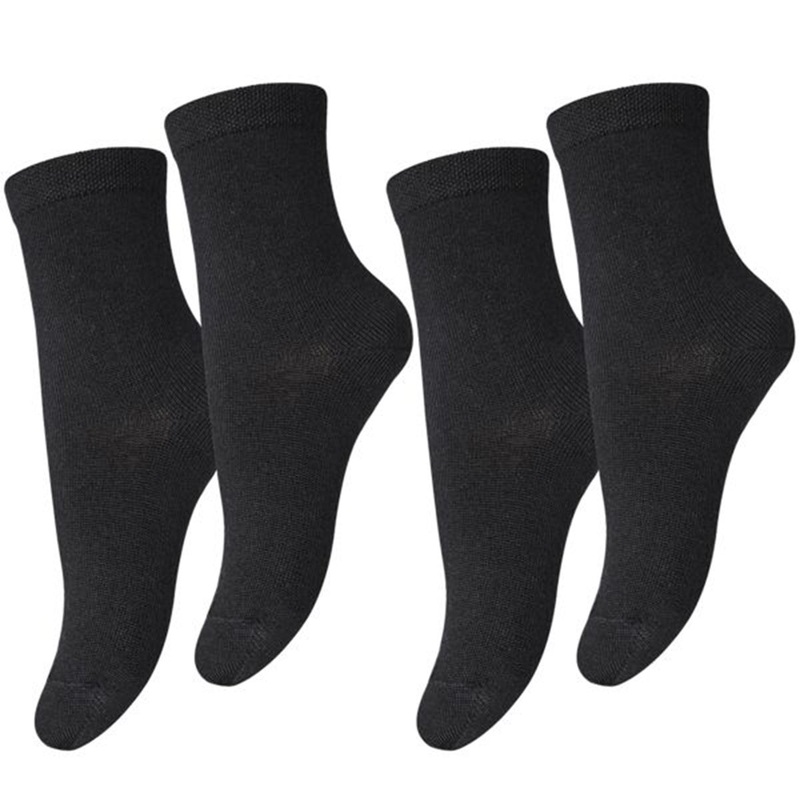 MP Viscose\/Bamboo Plain Black 2-Pack