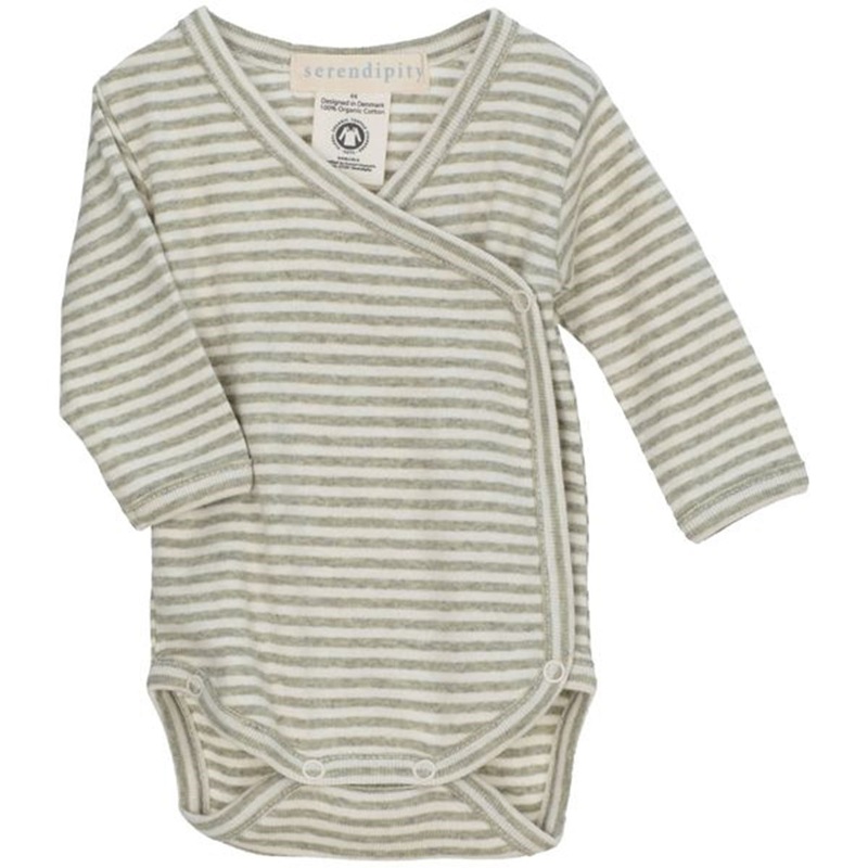 Serendipity Newborn Sage\/Ecru Wrap Body