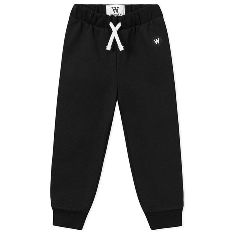 Wood Wood Ran Kids Sweatpants Black