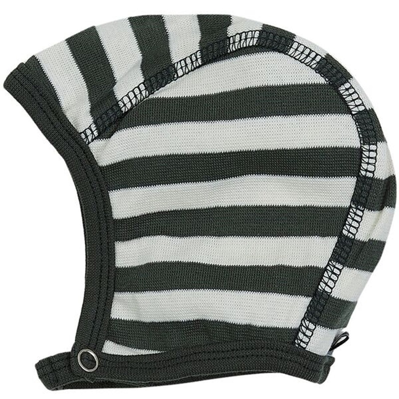 Racing Kids Baby Hat 1-layered Forest Green\/Offwhite