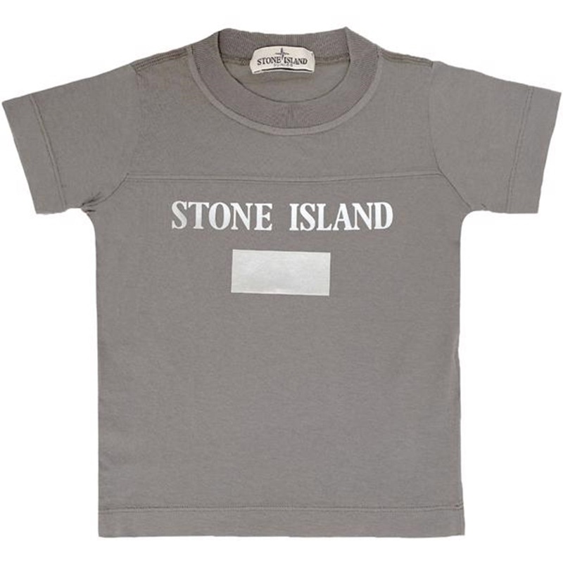 Stone Island T-shirt Print Grey\/Grey