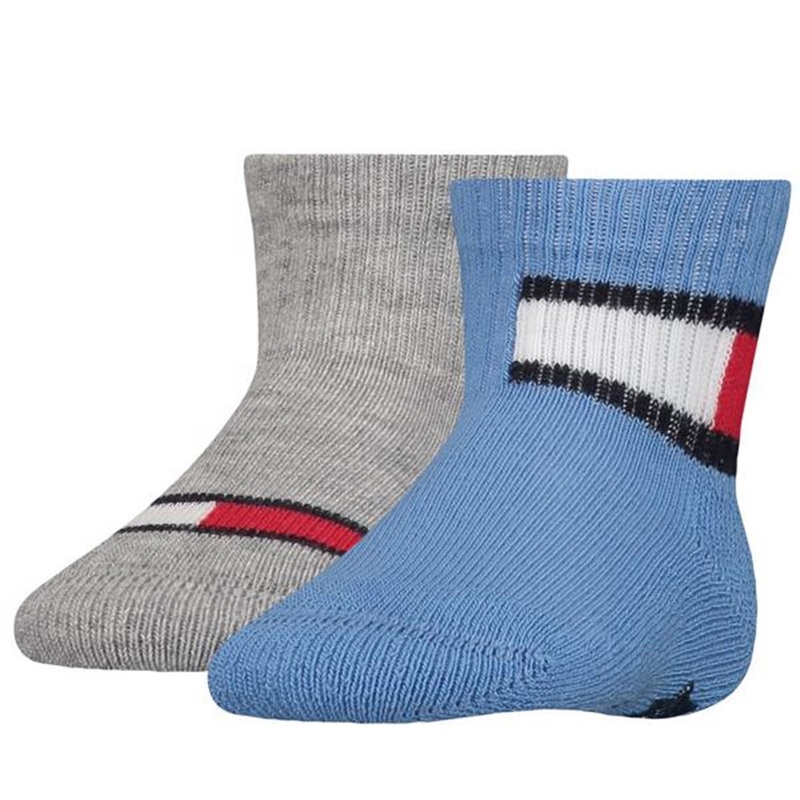 Tommy Hilfiger Boy 2-pack Socks Blue\/Grey