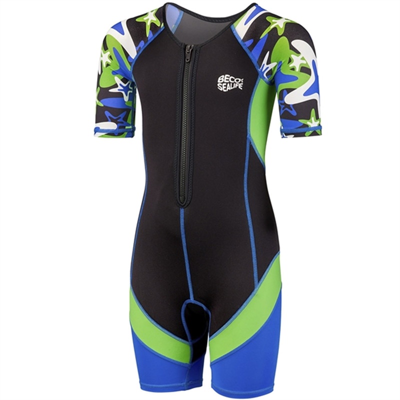 BECO Sealife Neoprene Suit Blue\/Green