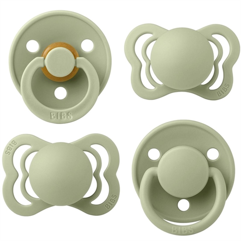 Bibs Try-it Collection Silicone\/Latex Bibs 4-pack Sage