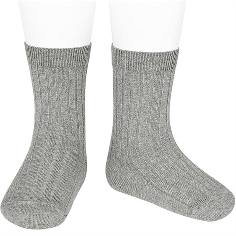 Cndor Socks Basic Rib Aluminium