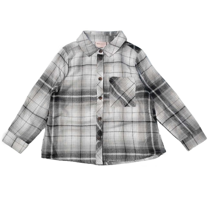Kids ONLY Black Checks Riley Shirt