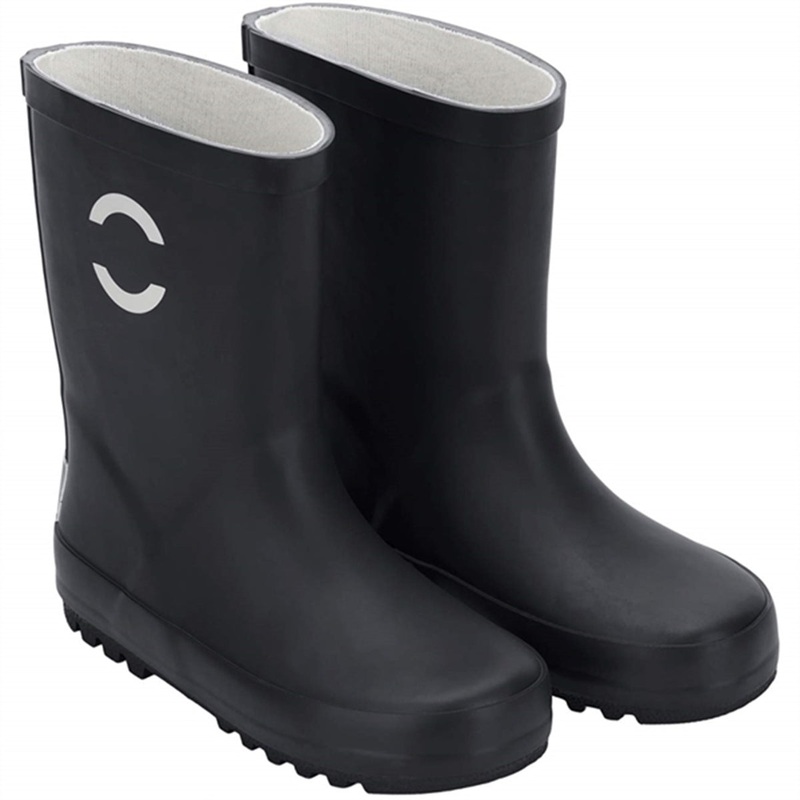 Mikk-Line Black Wellies Solid