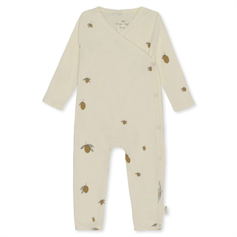 Konges Sljd Lemon Newborn Onesie
