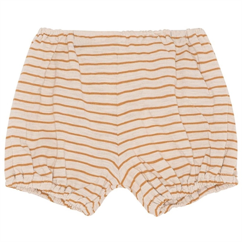 Monsieur Mini Slim Stripes Bloomers Offwhite\/Toffee