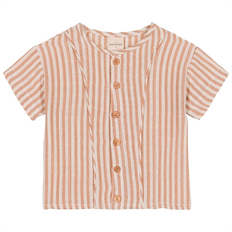 Studio Boheme Shirt Thelme Biscuit Stripes