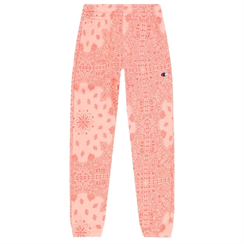 Champion Rosette All-Over Paisley Print Elastic Cuff Sweatpants