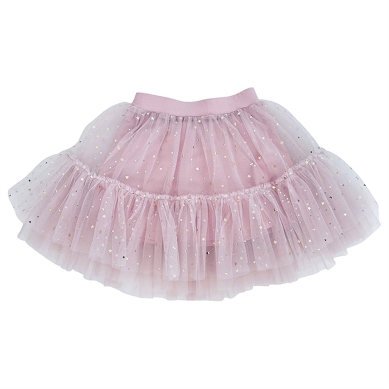 Dolly by Le Petit Tom Stars \u0026 Moon Tulle Tutu Skirt Dusty Violet