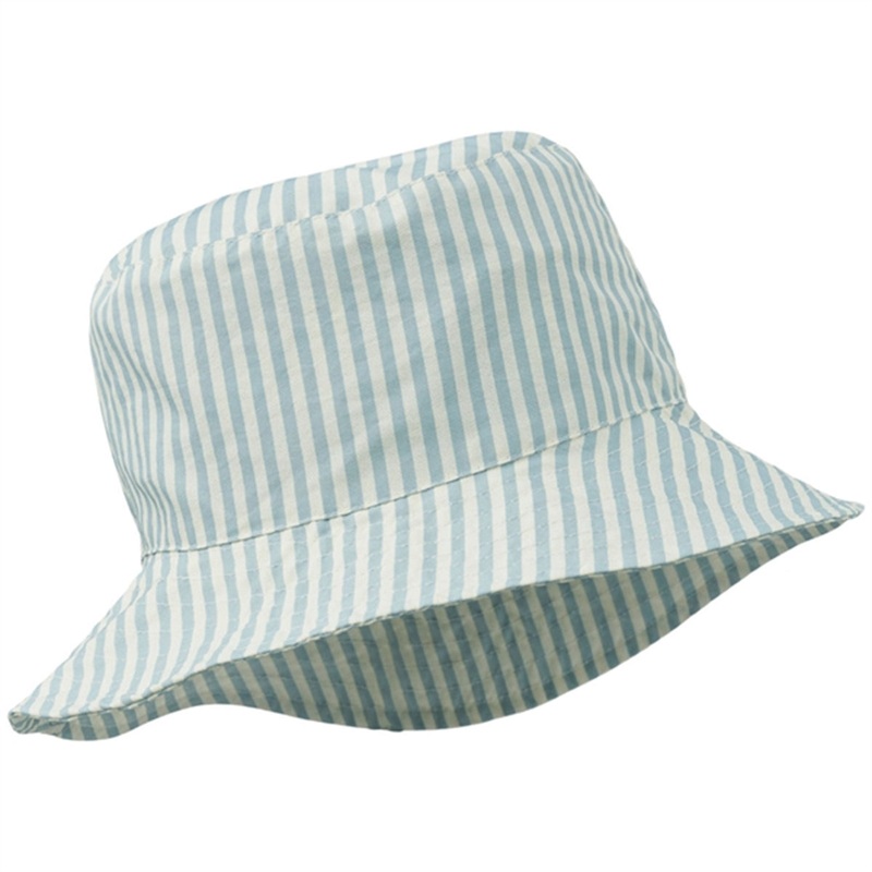Liewood Damon Bucket Hat Sea Blue \/ Creme De La Creme