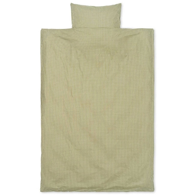 Ferm Living Check Bedding Lemon\/Olive