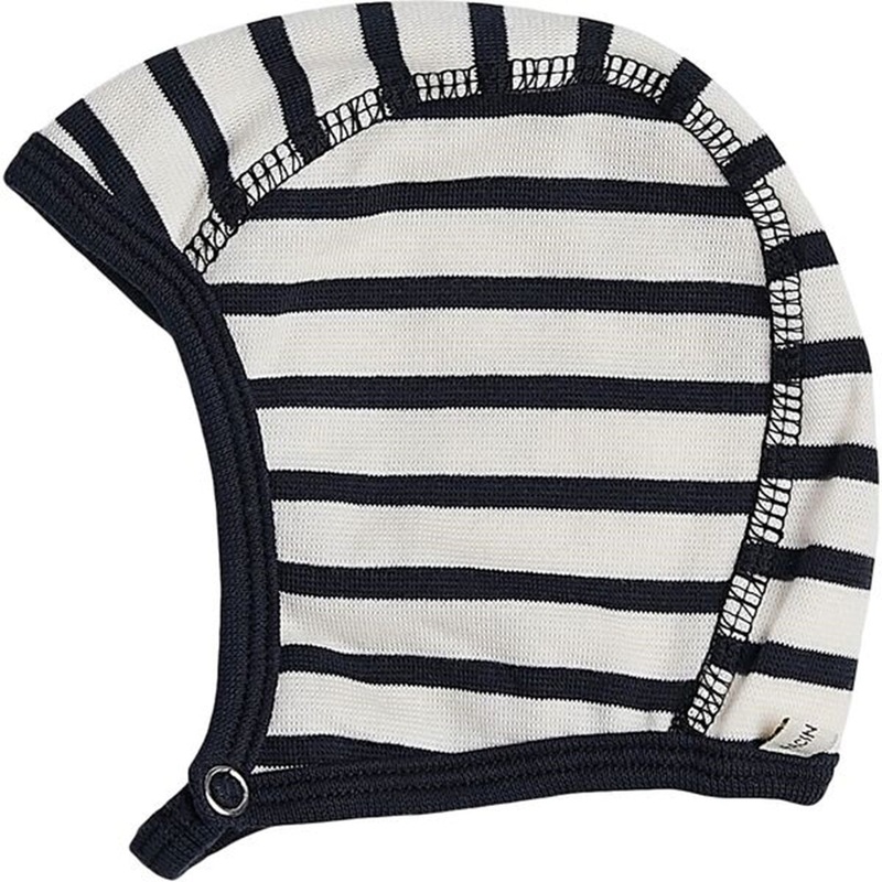 Racing Kids Baby Beanie Navy\/White