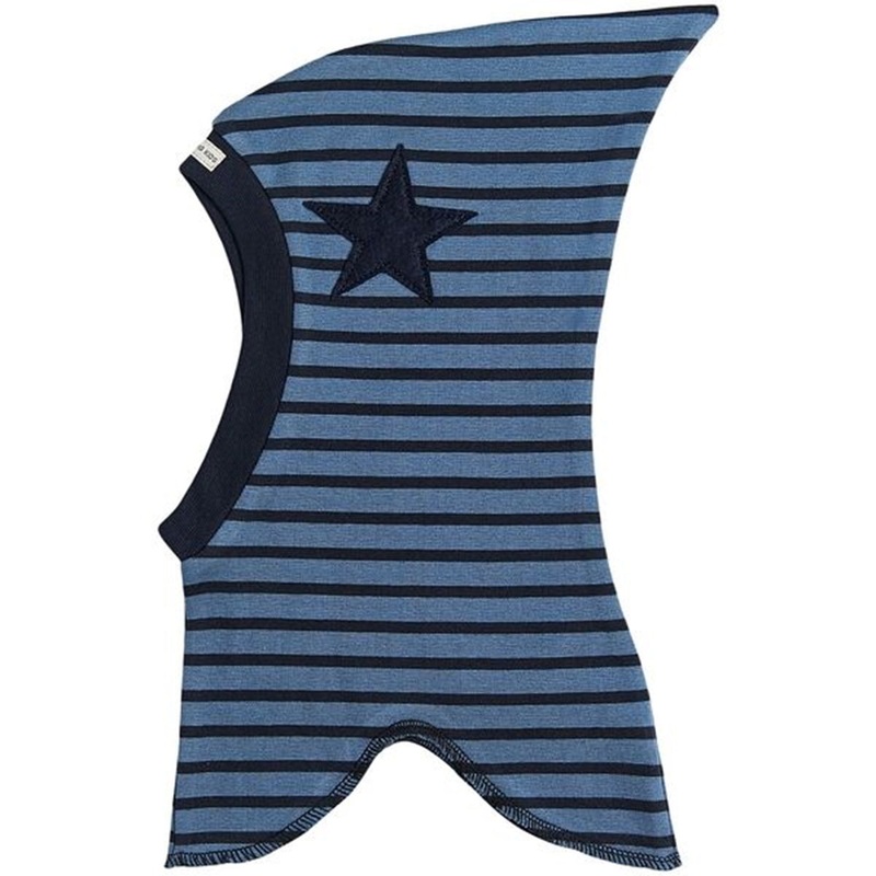 Racing Kids Balaclava Top Star Stripe Blue\/Dark Navy