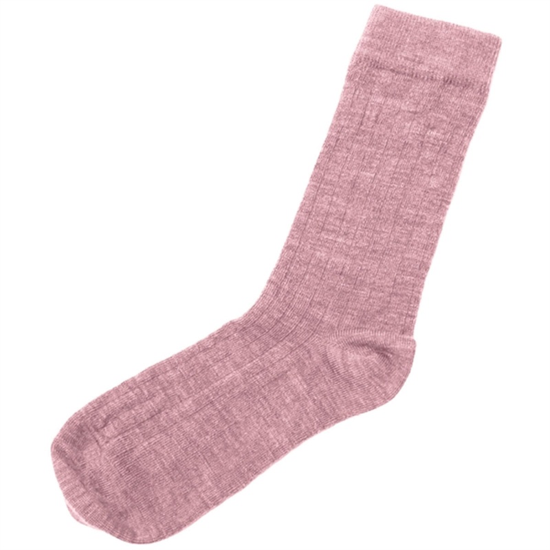 Joha Wool Lavender Melange Socks