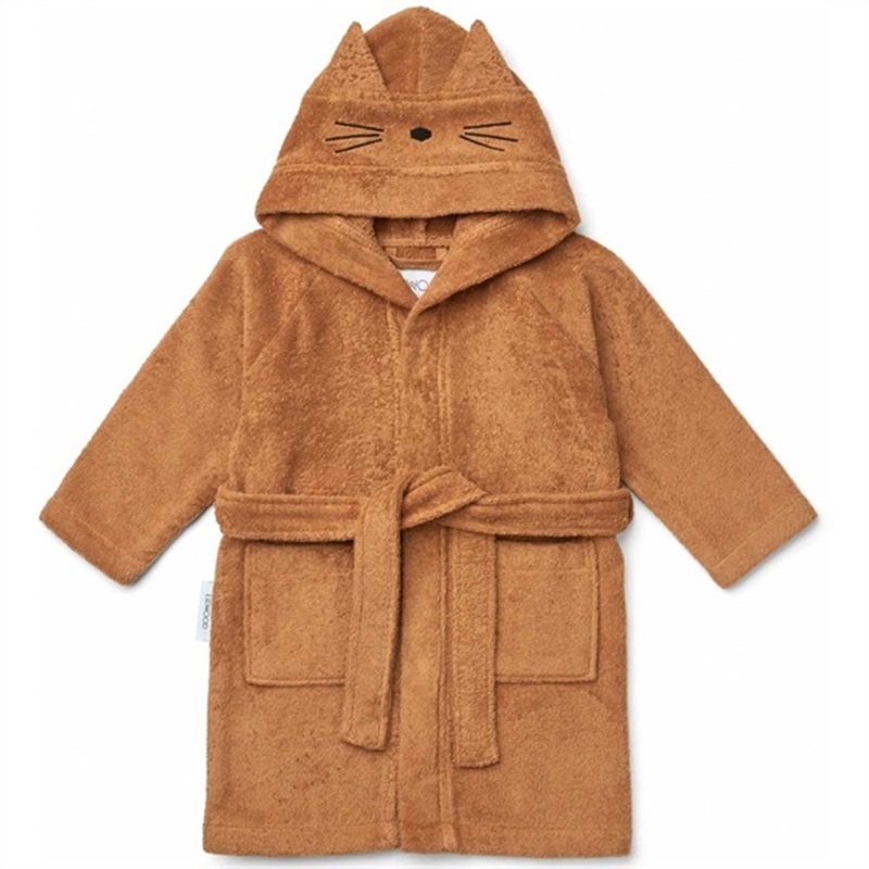 Liewood Lily Bathrobe Cat\/Almond