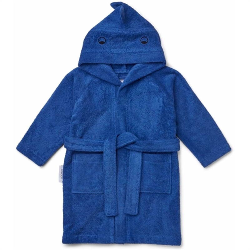 Liewood Lily Bathrobe Dino\/Surf Blue