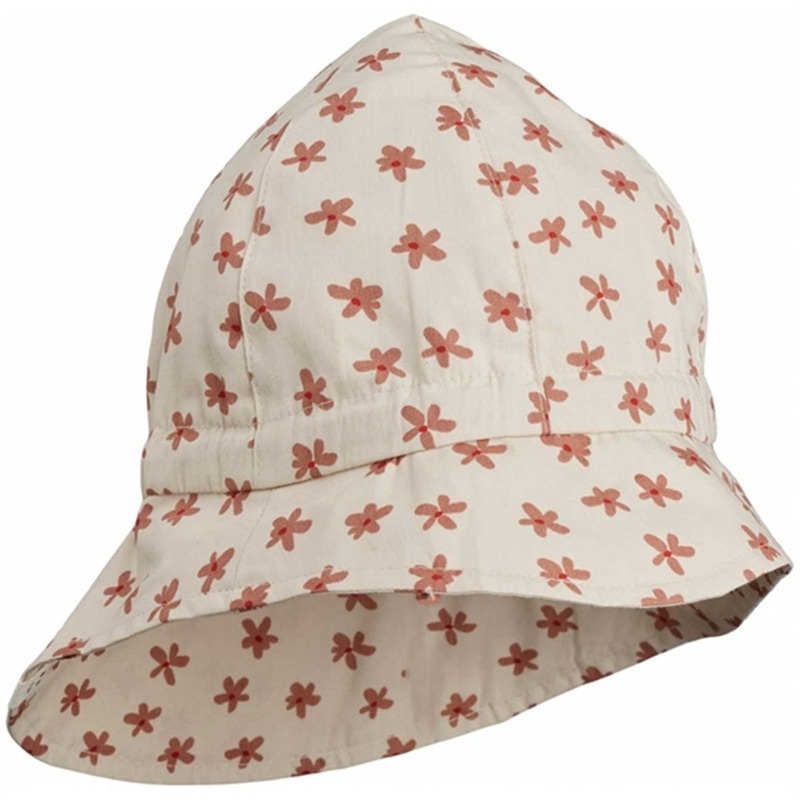 Liewood Sunneva Sun Hat Floral\/Sea Shell Mix
