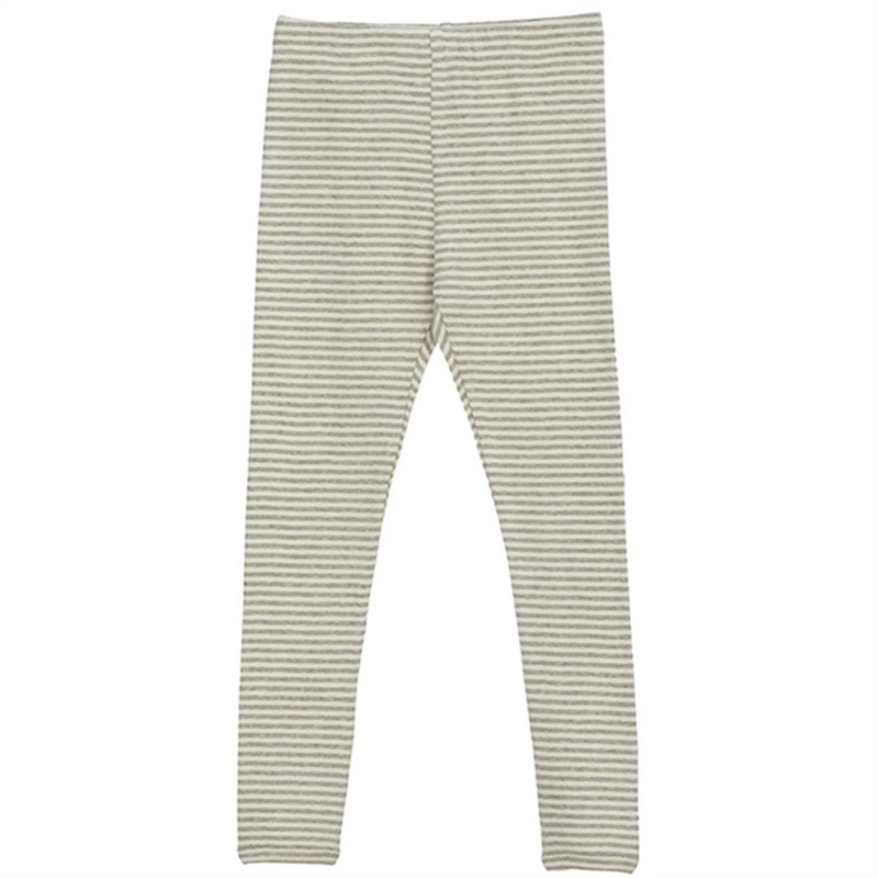 Serendipity Sage\/Ecru Stripe Leggings