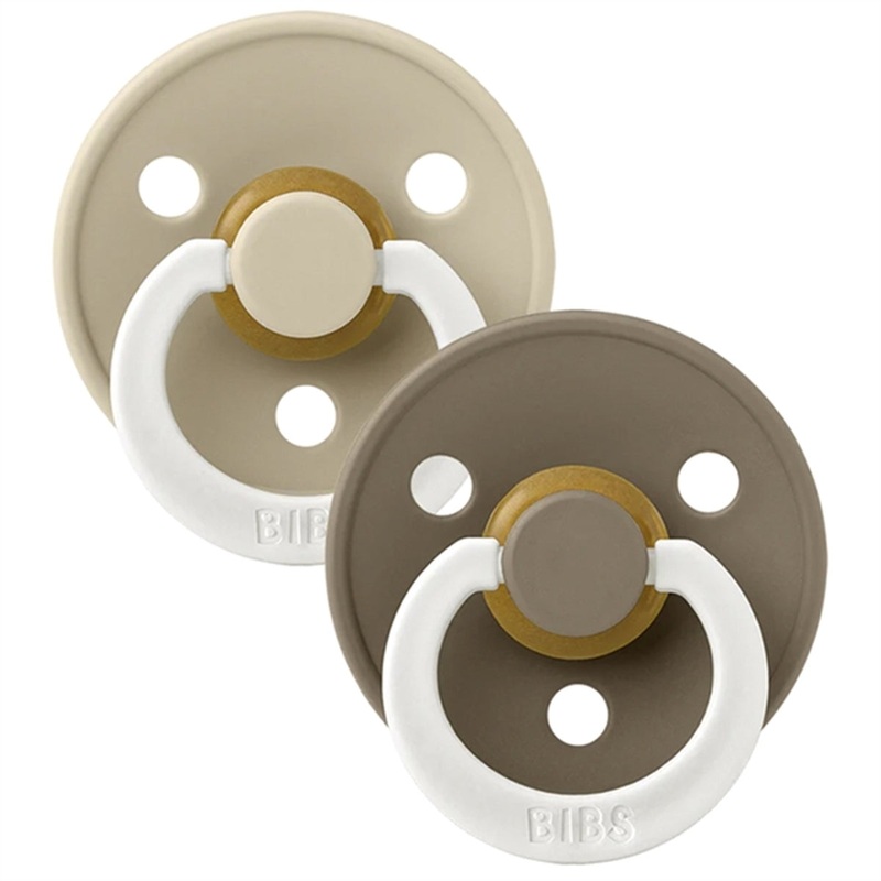 Bibs Colour 2-Pack Night Collection Vanilla\/Dark Oak