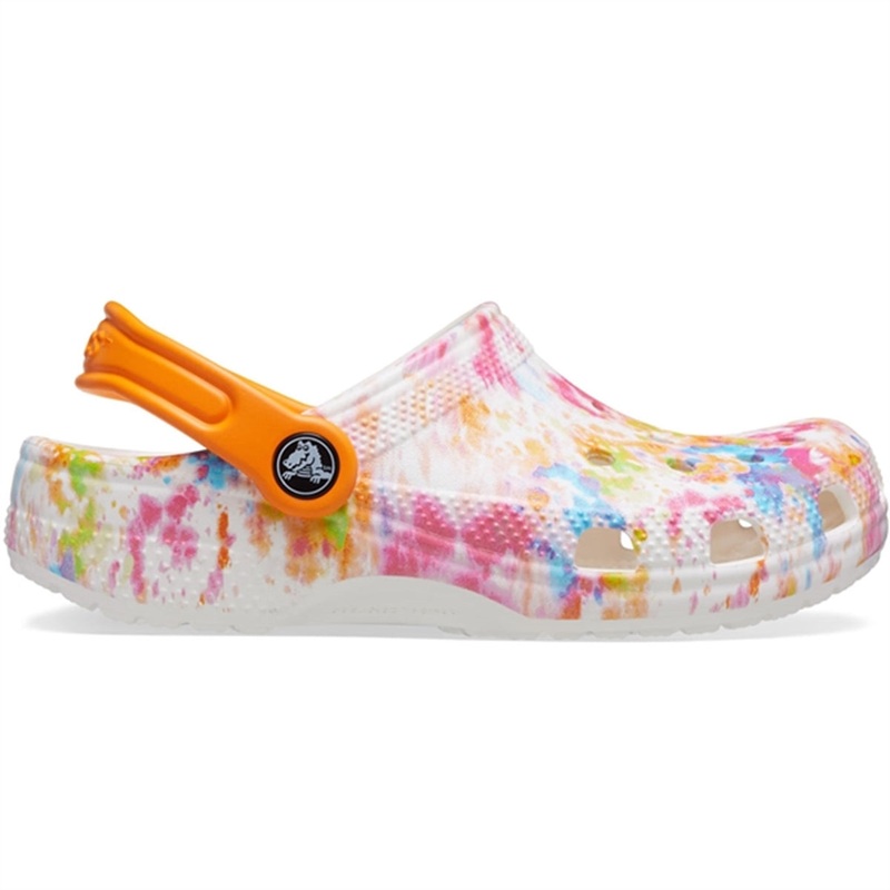 Crocs Classic TieDye Graphic Clog Orange Zing\/Multi