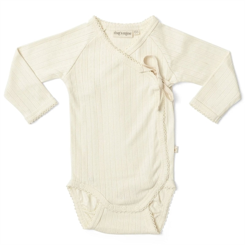 That’s Mine Antique White Ava Wrap Baby Body