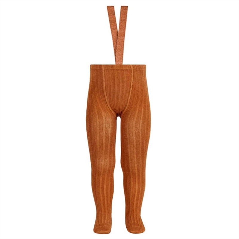 Cndor Tights Rib Cinnamon