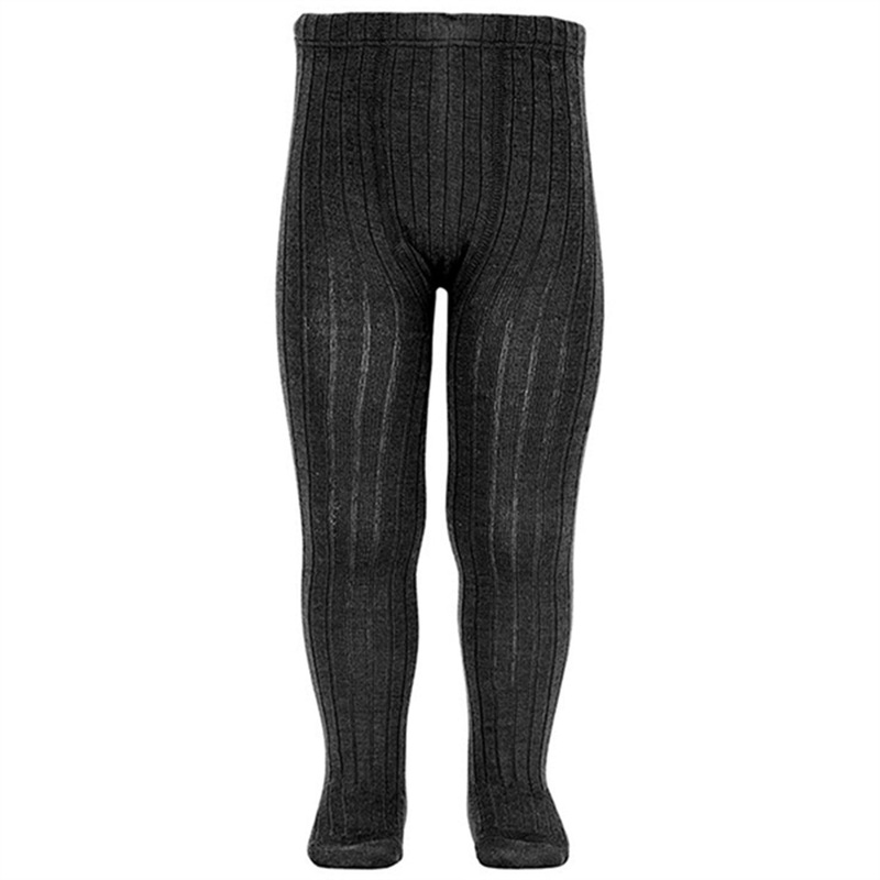 Cndor Wool Tights Rib Black