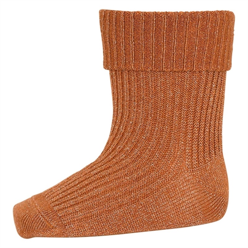 MP 59046 Viscose\/Bamboo Ida Glitter Socks 102 Rust