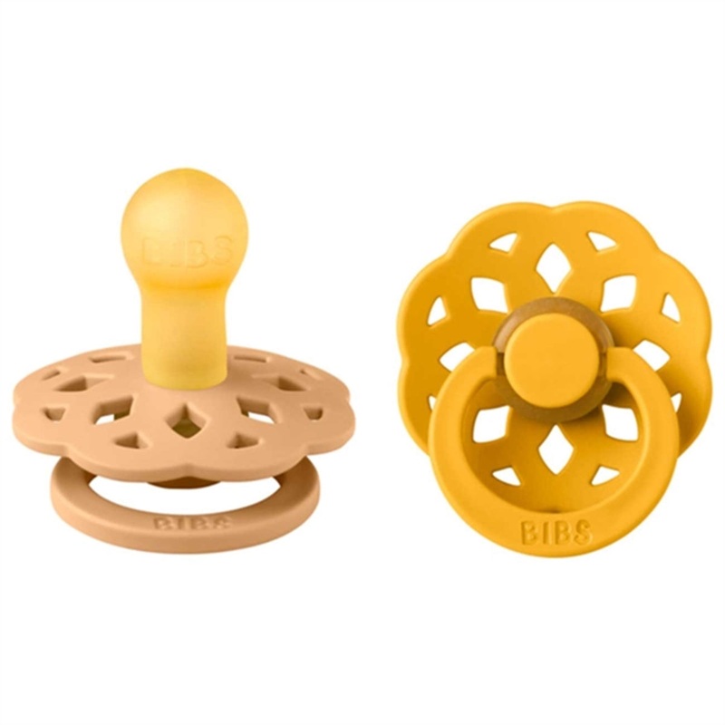 Bibs Boheme Latex Pacifier 2-pack Desert\/Sand