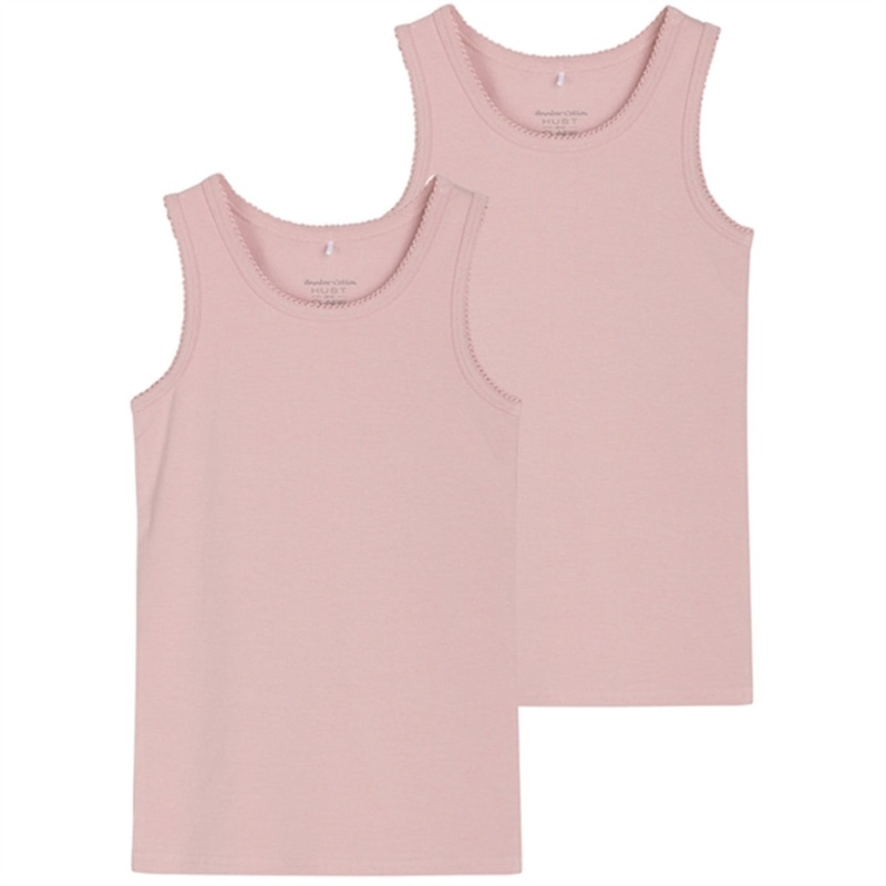 Hust \u0026 Claire Dusty Rose Flicka Tank Top 2-pak