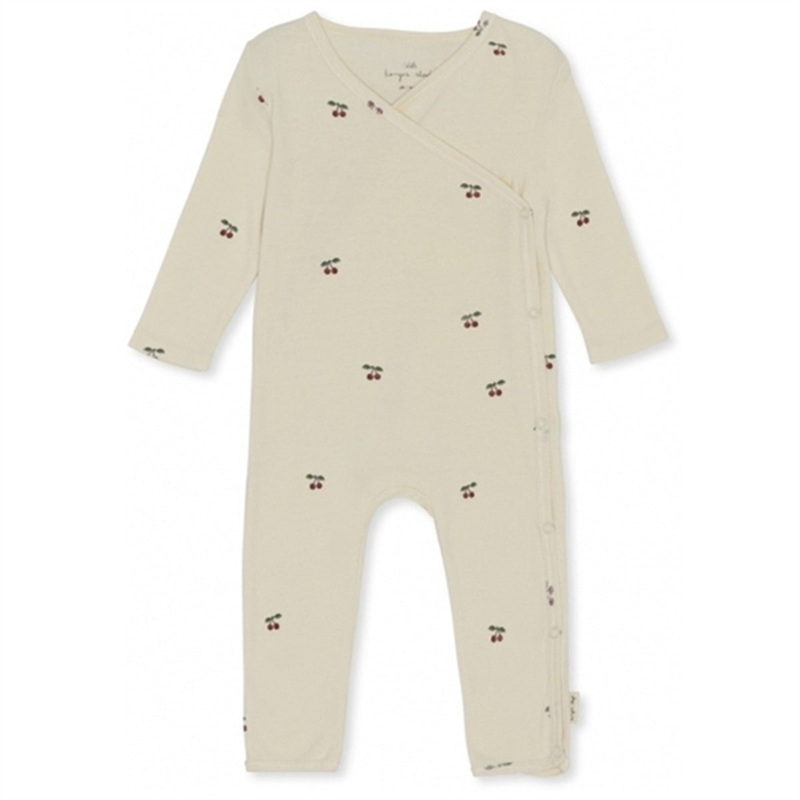 Konges Sljd Cherry Newborn Onesie