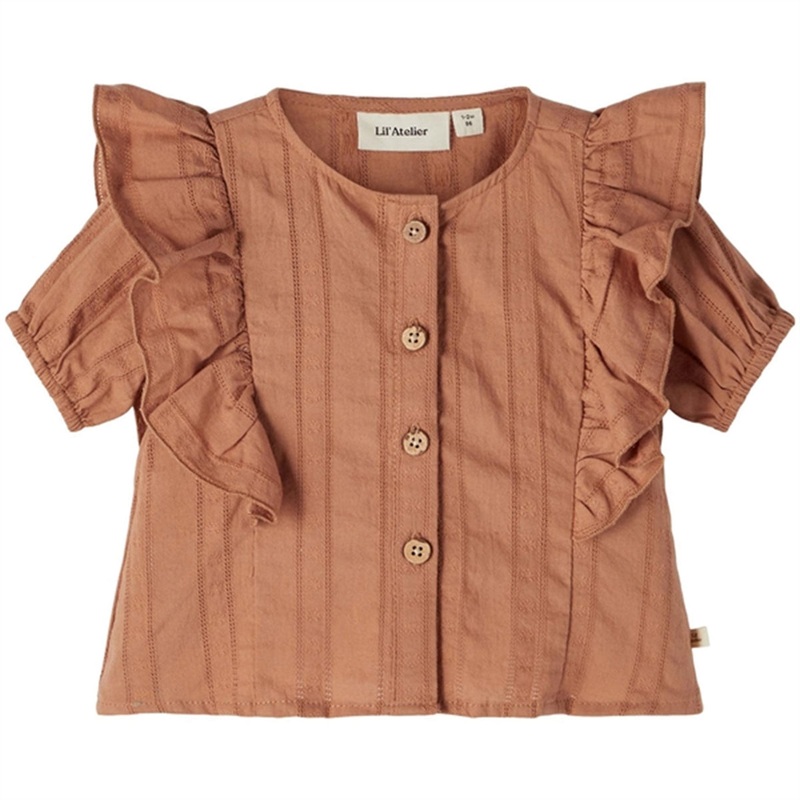 Lil’ Atelier Mocha Mousse Hunja Shirt
