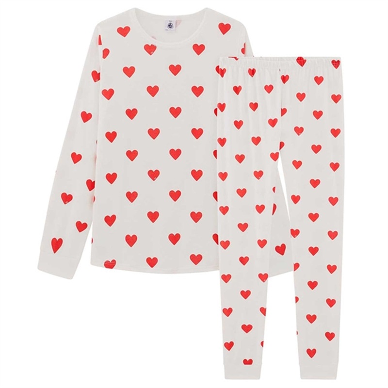 Petit Bateau Pyjamas White\/Red