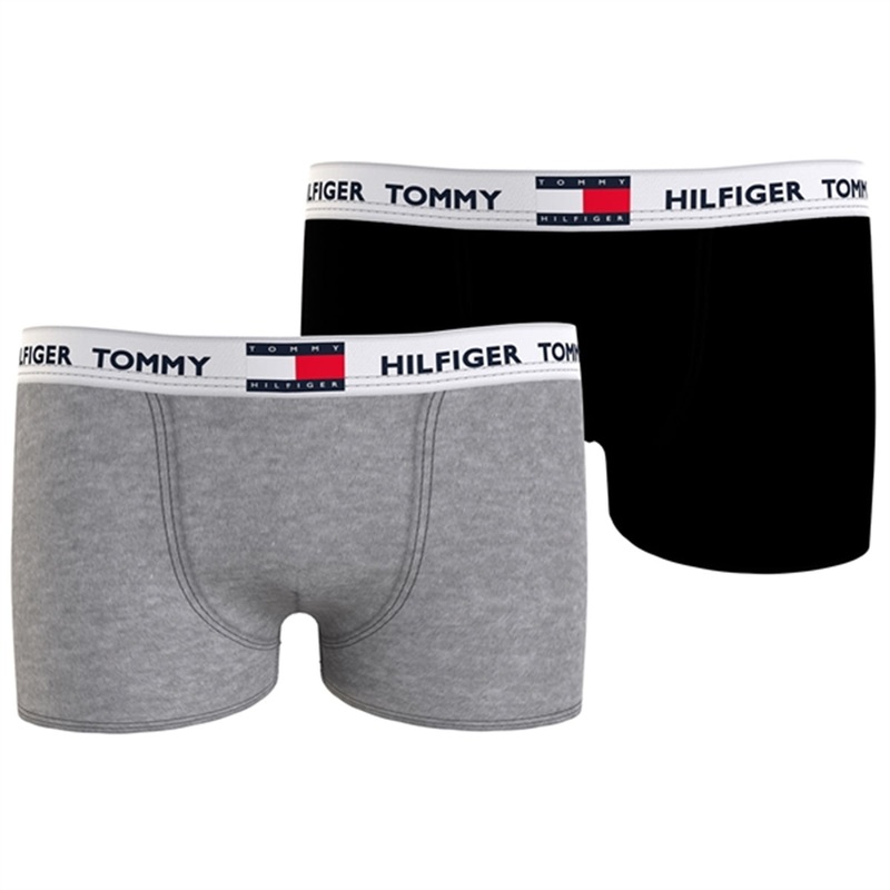 Tommy Hilfiger Boxershorts 2-pak Black\/ Medium Grey