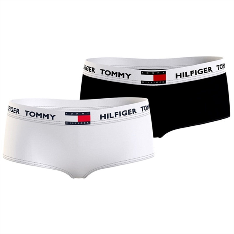 Tommy Hilfiger Shorty 2-pack White\/Black